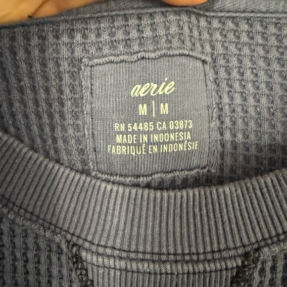 Aerie The Sweat Waffle Knit Crewneck - Picture 2 of 3